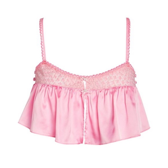 Posie Sleep Cropped Top | FOR LOVE & LEMONS NWT - Picture 2 of 5